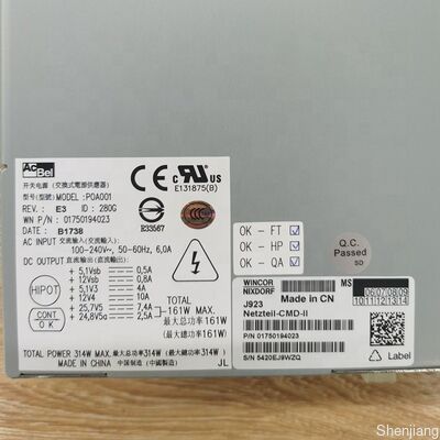 Wincor 1750194023 Блок питания CMD II 161 Вт C4060 Запчасти для банкоматов