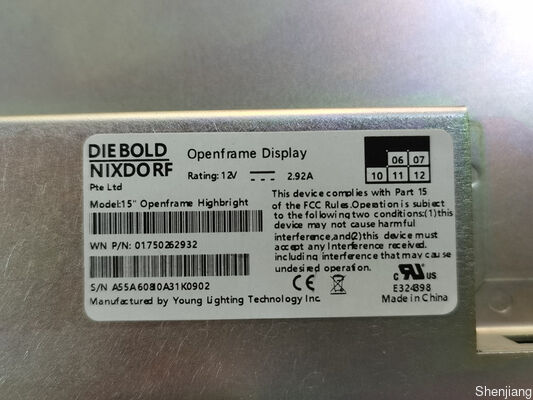 Wincor 1750242978 15-дюймовый ЖК-дисплей высокой яркости High Light 285 HB LCD BOX Запчасти для банкоматов