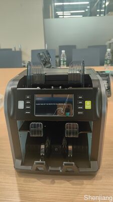 Бесплатные запасные части для интеллектуальной сортировальной машины банкнот Smart 2CIS Handle, перезаряжаемая модель SJ-668L с двумя карманами и серийным номером