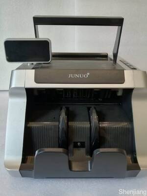 JUNUO C05 Банковский автомат Детектор денег Чёрный с светодиодным дисплеем