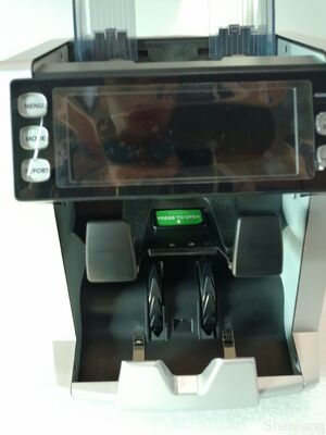 1+1 карманный банкнотный сортировочный аппарат Детректор денег Чёрный с светодиодным дисплеем LK22025060003