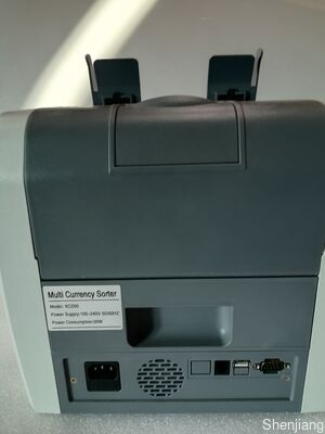 Сортировщик мультивалютный XC200 Карманы Машина для подсчета денег Светодиодный дисплей Туннельный сортировщик