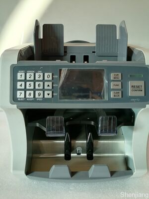 Сортировщик мультивалютный XC200 Карманы Машина для подсчета денег Светодиодный дисплей Туннельный сортировщик