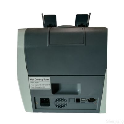Сортировщик мультивалютный XC200 Карманы Машина для подсчета денег Светодиодный дисплей Туннельный сортировщик
