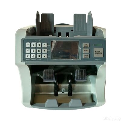 Сортировщик мультивалютный XC200 Карманы Машина для подсчета денег Светодиодный дисплей Туннельный сортировщик