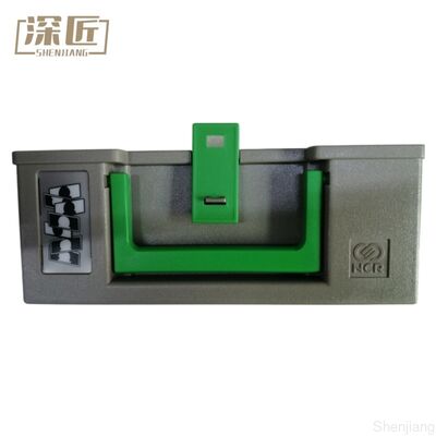 2040000217 NCR Закрытый контейнер для очистки с крышкой с замком и ручкой Части банкомата для NCR S1 Кассета 4450693308 445-0693308