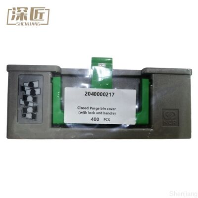 2040000217 NCR Закрытый контейнер для очистки с крышкой с замком и ручкой Части банкомата для NCR S1 Кассета 4450693308 445-0693308